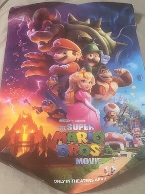 Super Mario 27x40 Movie Poster Original D/S Limited Rare Exclusive Nin ten do